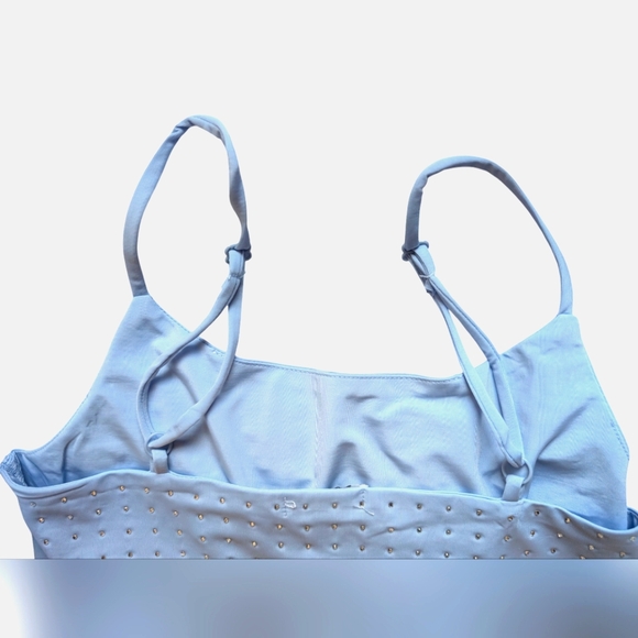 Blue Rhinestone Tank Top - Picture 3 of 6